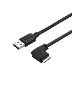 Cable USB a Micro USB Startech USB3AU2MRS           Negro 0