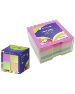 Bismark Taco de notas colores neon 400 hojas 75x75mm caja 0
