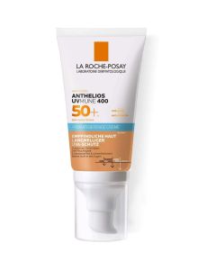 Protector Solar Facial La Roche Posay Anthelios UVmune 400 SPF50+ Crema Hidratante con Color (50 ml) 0
