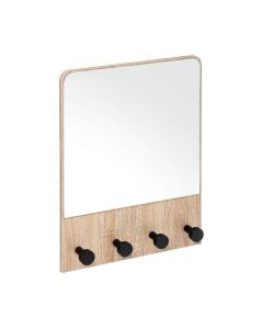 Espejo de pared 5five Colgador Natural (50 x 37 x 6 cm) 0