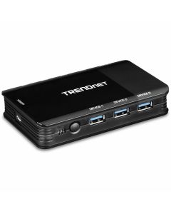 Switch Trendnet TK-U404 USB Negro 0