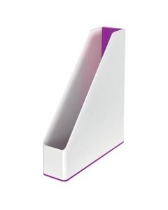 Leitz Revistero wow dual a4 plástico violeta/blanco 0