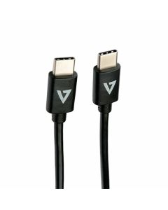 Cable USB C V7 V7USB2C-1M           Negro 0
