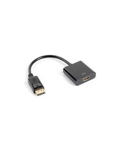 Adaptador DisplayPort a HDMI Lanberg AD-0009-BK Negro 0