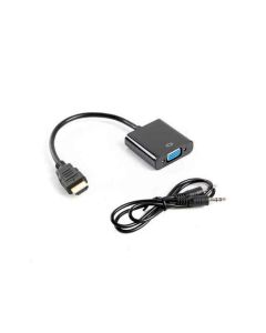 Adaptador HDMI a VGA Lanberg AD-0017-BK Negro 0