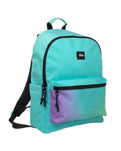 Milan Mochila urbana clásica 2 cremalleras 22l sunset verde 0