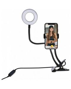 Aro de Luz Selfie con Pinza de Soporte Big Ben Interactive VLOGKITPINCEB 0
