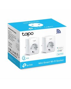 Enchufe Inteligente TP-Link MINI SMART Tapo P100 2900W WiFi Blanco (2 uds) 0