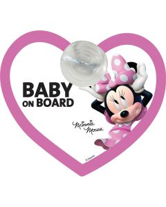 Adhesivo para Coche Minnie Mouse CZ10422 Ø 20 cm 0