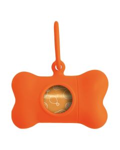 Dispensador de Bolsas para Mascotas United Pets Bon Ton Neon Perro Naranja (8 x 4,2 x 5 cm) 0
