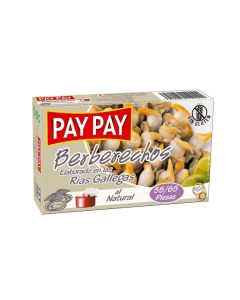 Berberechos Pay Pay 55/65 Al Natural (120 g) 0