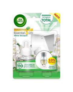 Ambientador Eléctrico y Recambio Essential Oils Air Wick White Bouquet (19 ml) 0