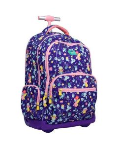 Mochila Escolar con Ruedas Milan Fairy Tale Lila (52 x 34,5 x 23 cm) 0