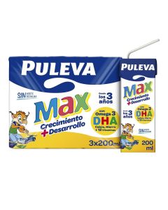 Leche de Crecimiento Puleva Max (3 x 200 ml) 0