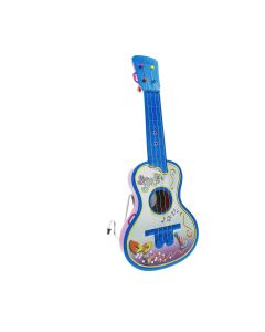 Guitarra Infantil Reig Party Azul Blanco 4 Cuerdas 0
