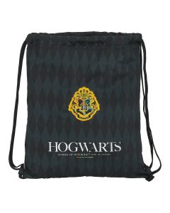 Bolsa Mochila con Cuerdas Hogwarts Harry Potter M196 Negro Gris 0
