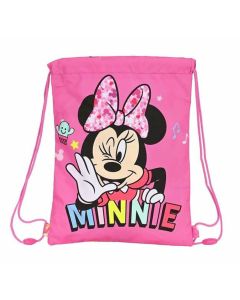 Bolsa Mochila con Cuerdas Minnie Mouse (26 x 34 x 1 cm) 0