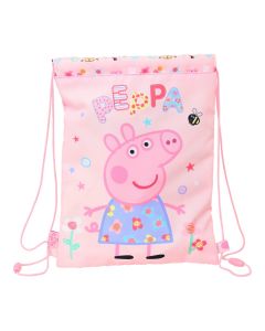 Bolsa Mochila con Cuerdas Peppa Pig Having fun (26 x 34 x 1 cm) 0