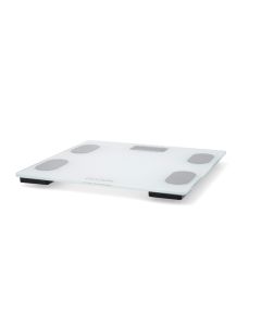 Báscula Digital de Baño Dcook Blanco Plástico Vidrio templado (30 x 30 x 2 cm) 0