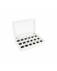 Caja-Joyero DKD Home Decor Terciopelo Romántico Madera MDF (30 x 20 x 5 cm) 0