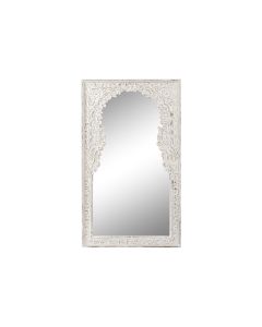 Espejo de pared DKD Home Decor S3019167 Blanco Árabe Madera MDF Decapé (70 x 4 x 120 cm) 0