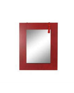 Espejo de pared DKD Home Decor Espejo Abeto Rojo Negro MDF (70 x 2 x 90 cm) 0