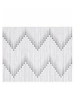 Cortina EDM Negro Perlas Polipropileno 90 x 200 cm 0