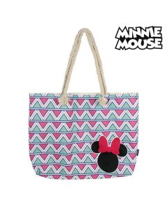 Bolsa de Playa Minnie Mouse 72927 Rosa Algodón 0