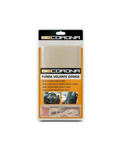 Funda Volante De Coche Negra Cosida Bccorona