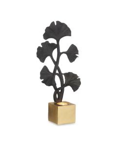 Figura Decorativa Negro Flores poliresina (7,7 x 36,3 x 16,5 cm) 0