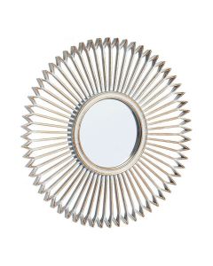 Espejo de pared Dorado Blanco Plástico (25 x 1,5 x 25 cm) (3 pcs) 0