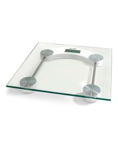 Báscula Digital de Baño Basic Home Transparente (30 x 30 x 3,5 cm) 0