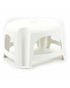 Taburete Step Plástico Blanco (29 x 25 x 18,5 cm) 0