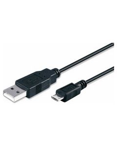 Cable USB 2.0 A a Micro USB B TM Electron Negro 1,8 m 0