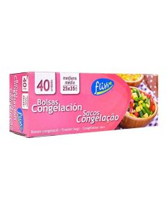 Bolsa Fliss Mediano Congelador (40 uds) 0