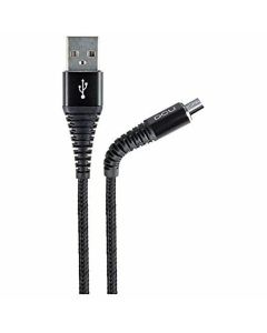 Cable USB a micro USB DCU 30401255 Negro 1,5 m 0