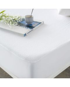 Protector de colchón Naturals Blanco Cama de 135 (135 x 190/200 cm) 0