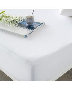 Protector de colchón Naturals Blanco Cama de 180 (180 x 190/200 cm) 0