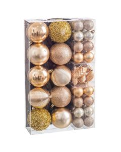 Bolas de Navidad Dorado (50 Unidades) 0