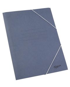 Carpeta carton fabrisa azul fº goma sencilla (15836) 0