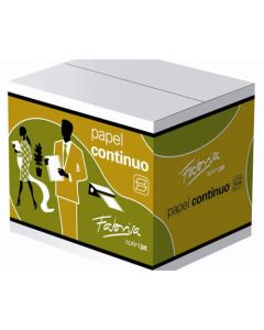 Papel continuo fabrisa blanco autoc. 240x11 3 hojas 2 trepados caja 1000 (16190) 0