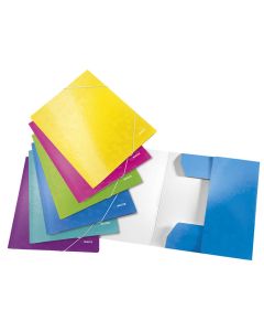 Carpeta esselte 3 solapas wow a4 cartón negro (39820195) 0