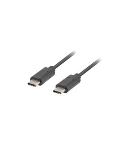 Cable USB C Lanberg 1,2 m Negro 0