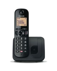 Teléfono Panasonic Corp. KXTGC250SPB Negro 1,6" 0