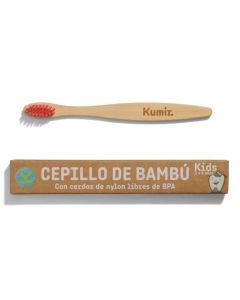 Lovyc kids cepillo de dientes bambu rojo 0