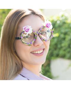 Gafas para Fiestas con Flores y Brillantes Fashion 0