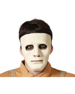 Máscara Asesino Halloween Polipropileno Blanco Hombre Adulto 0