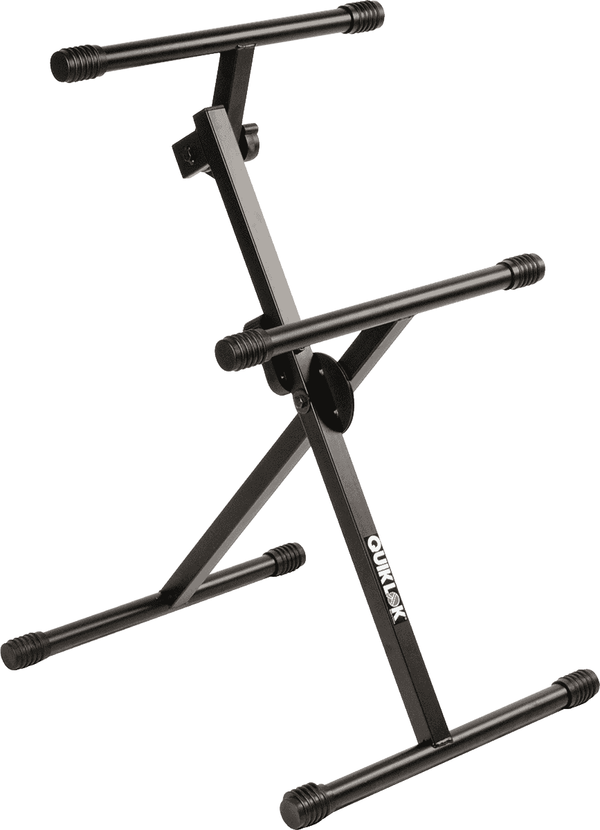 QUIKLOK Soporte Ajustable de Suelo para Amplificador/Monitor, Formato