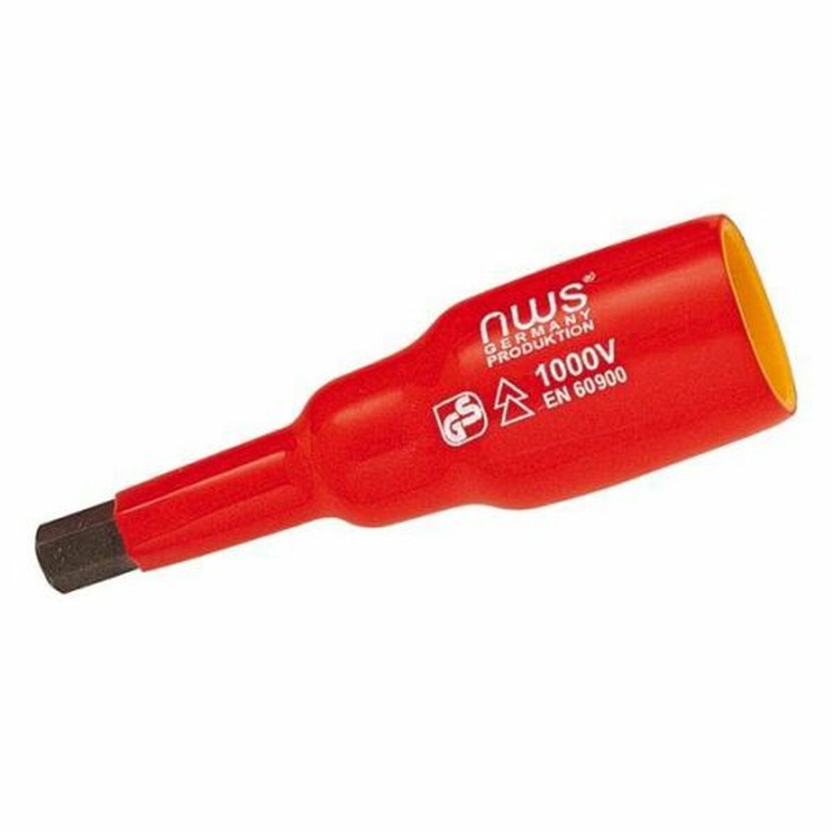 Llave De Vaso Hexagonal KS Tools 05413L - 14 Mm, Accionamiento 6.3 Mm (1/4"), Cromo Vanadio, Calidad Premium